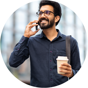 Satisfied customer building loyalty through personalized debt recovery engagement and positive resolution experience