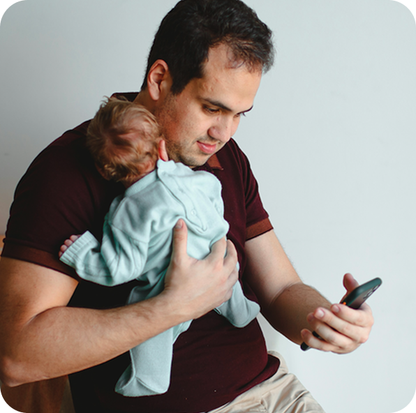 Customer selecting bill coverage protection options including job loss disability and critical illness coverage