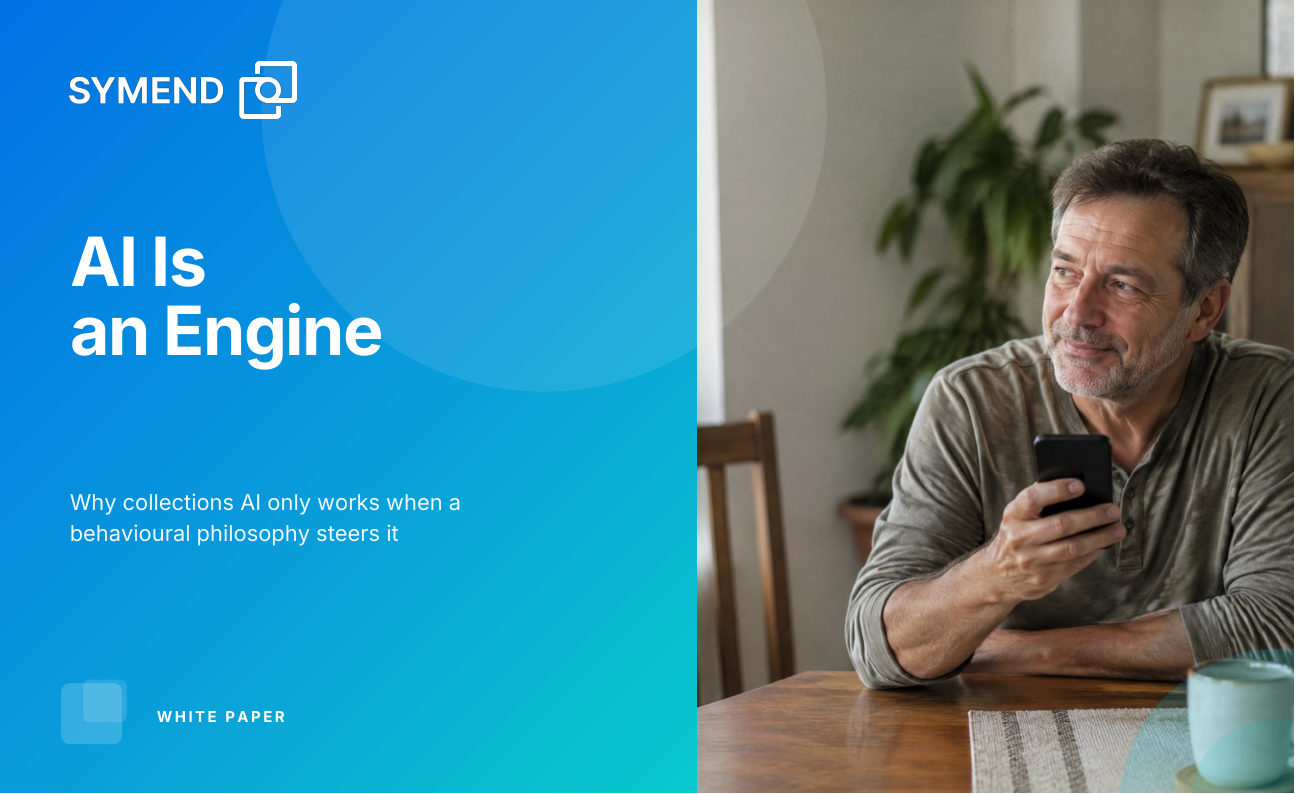Cover of the Symend white paper AI Is an Engine